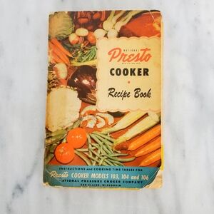 Presto Cooker Recipe Book Vintage Advertisement Book